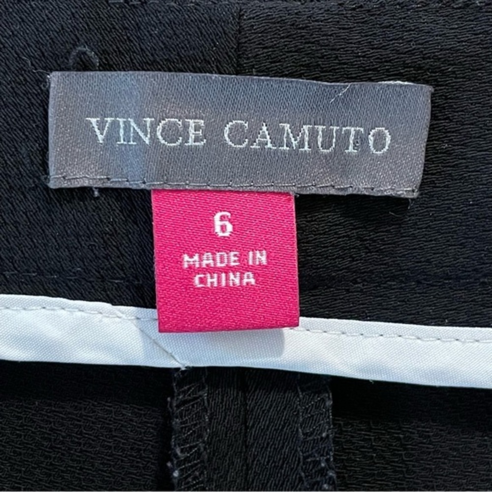 Vince Camuto Women’s Black Skinny Leg Mid Rise Work Dress Career Pants Sz 6‎ - Picture 2 of 7